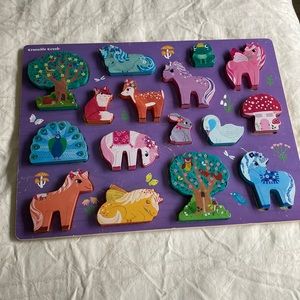 Wooden Unicorn Puzzle